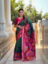Green Pure Soft Patola Silk Saree Soft Silk Saree Anant Tex Exports Pvt.Ltd..