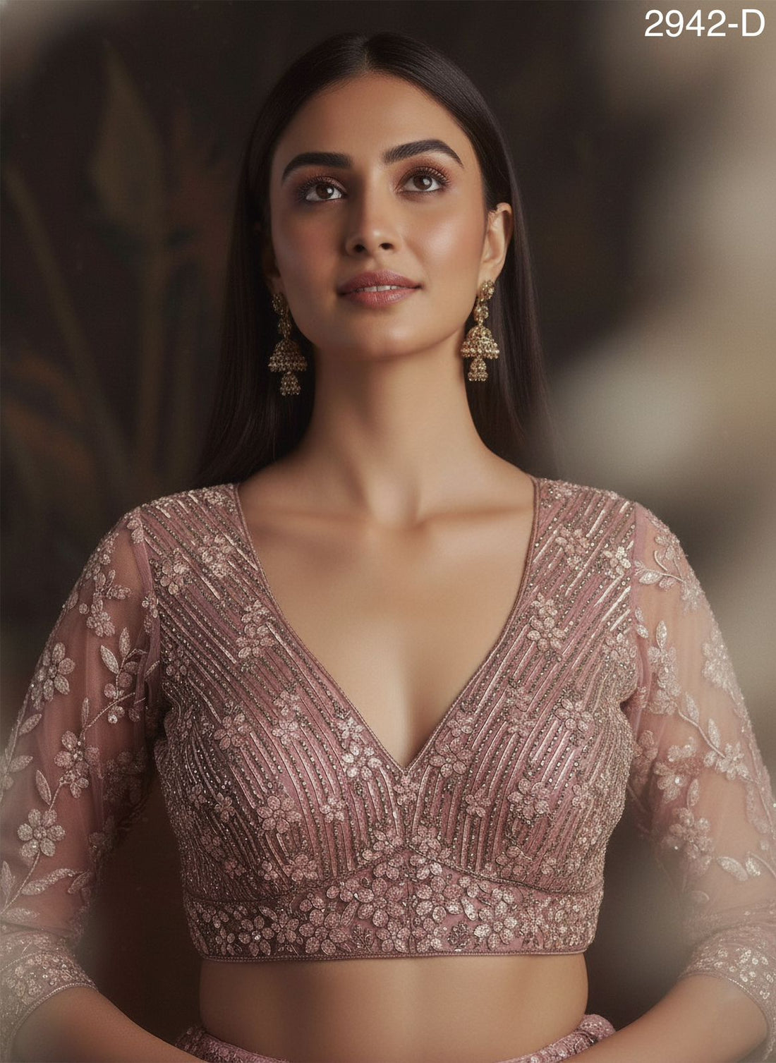 Pink Pure Soft Net Heavy Embroidery Work Bridal Lehenga Bridal Lehenga Anant Tex Exports Pvt.Ltd..
