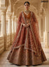 Orange Pure Soft Gadhwal Silk Premium Bridal Lehenga Choli Wedding Lehenga Choli Anant Tex Exports Pvt.Ltd..