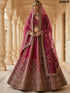 Pink Pure Soft Gadhwal Silk Premium Bridal Lehenga Choli Wedding Lehenga Choli Anant Tex Exports Pvt.Ltd..