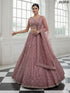 Pink Pure Soft Net Heavy Embroidery Work Bridal Lehenga Bridal Lehenga Anant Tex Exports Pvt.Ltd..