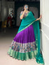 Purple Pure Aastha Silk Printed Weaving Lehenga Choli Chaniya Choli Anant Tex Exports Pvt.Ltd..