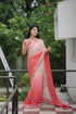 Red Pure Soft Heavy Faux Georgatte Saree Georgette Saree Anant Tex Exports Pvt.Ltd..