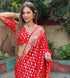 Red Pure Soft Heavy Viscose Georgatte Saree Georgette Saree Anant Tex Exports Pvt.Ltd..