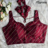 Maroon Pure Heavy Pure Vichitra Silk Sleeveless Blouse Sleevless Blouse Anant Tex Exports Pvt.Ltd..
