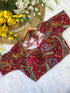 Red Pure Soft Indo Cotton Silk Bridal Blouse Sleevless Blouse Anant Tex Exports Pvt.Ltd..