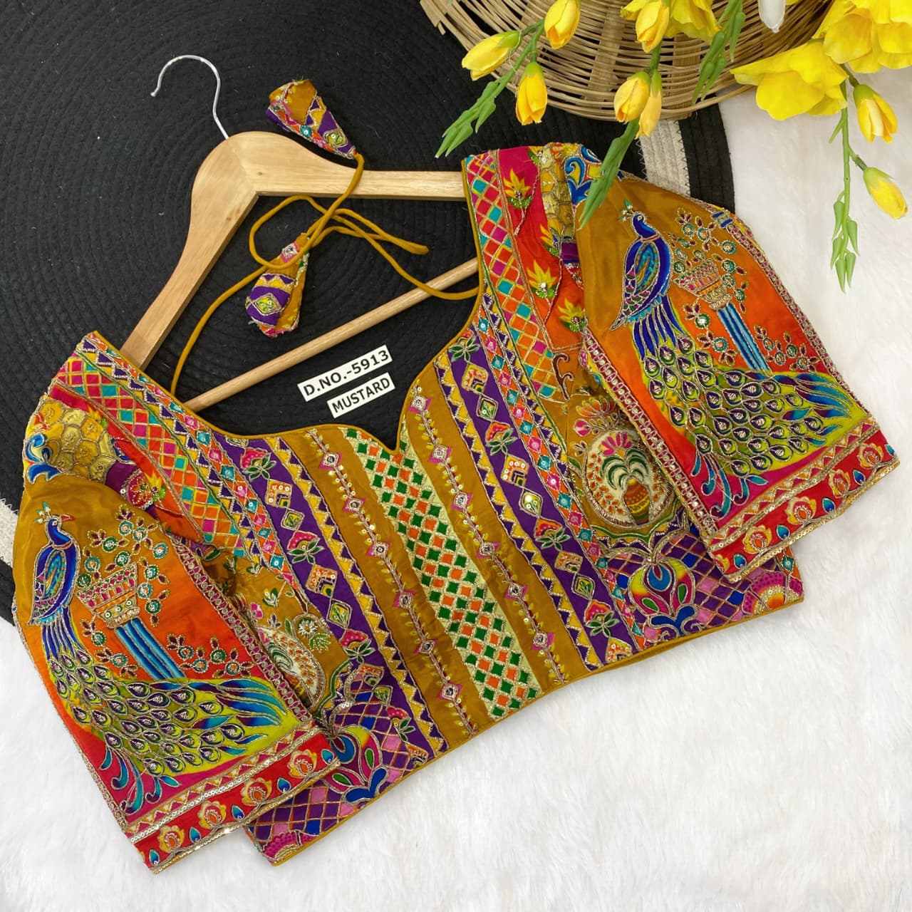 Brown Pure Pure Soft Indo Cotton Silk Bridal Blouse