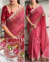 Rani Pure Soft Cotton Satin Saree Tussar Cotton Saree Anant Tex Exports Pvt.Ltd..