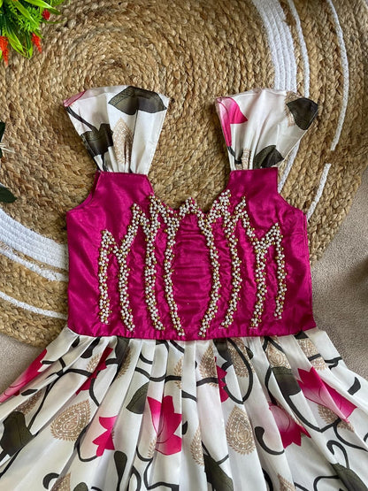 Cream Pure Silk Kids Girl&