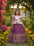 Lavender Pure Natural Crepe Silk Kids Girl&