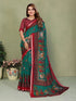 Green Pure Soft Mul Kalamkari Print Cotton Saree Cotton saree Anant Tex Exports Pvt.Ltd..