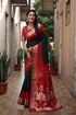 Green Pure Paithani Bandhej Saree Banarasi Silk Saree Anant Tex Exports Pvt.Ltd..