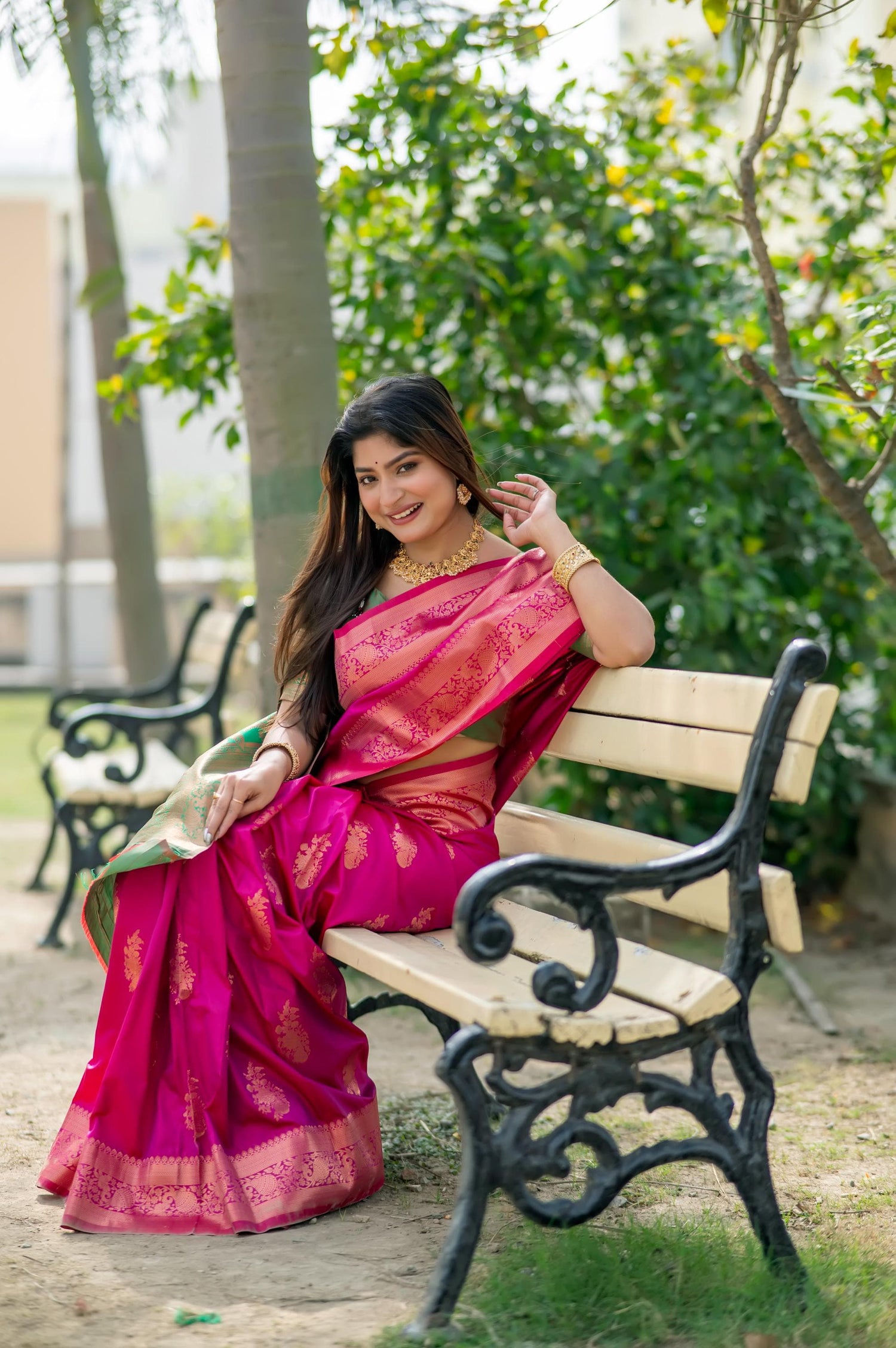 Red Pure Soft Banarasi Katan Silk Banarasi Saree Soft Silk Saree Anant Tex Exports Pvt.Ltd..