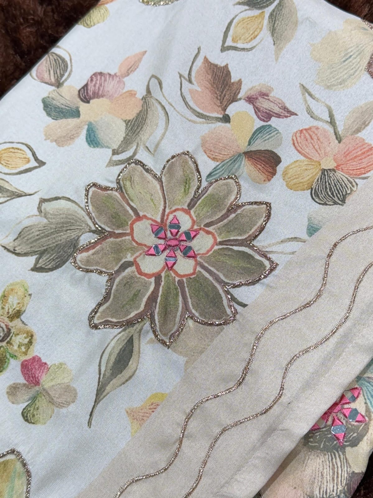 White Pure Soft Tussar Cotton Saree