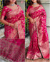 Pink Pure Banarasi Silk Saree Soft Silk Saree Anant Tex Exports Pvt.Ltd..
