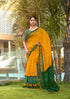 Mustard Pure Soft Mul Mul Cotton Pum Pum Cotton Saree Cotton saree Anant Tex Exports Pvt.Ltd..