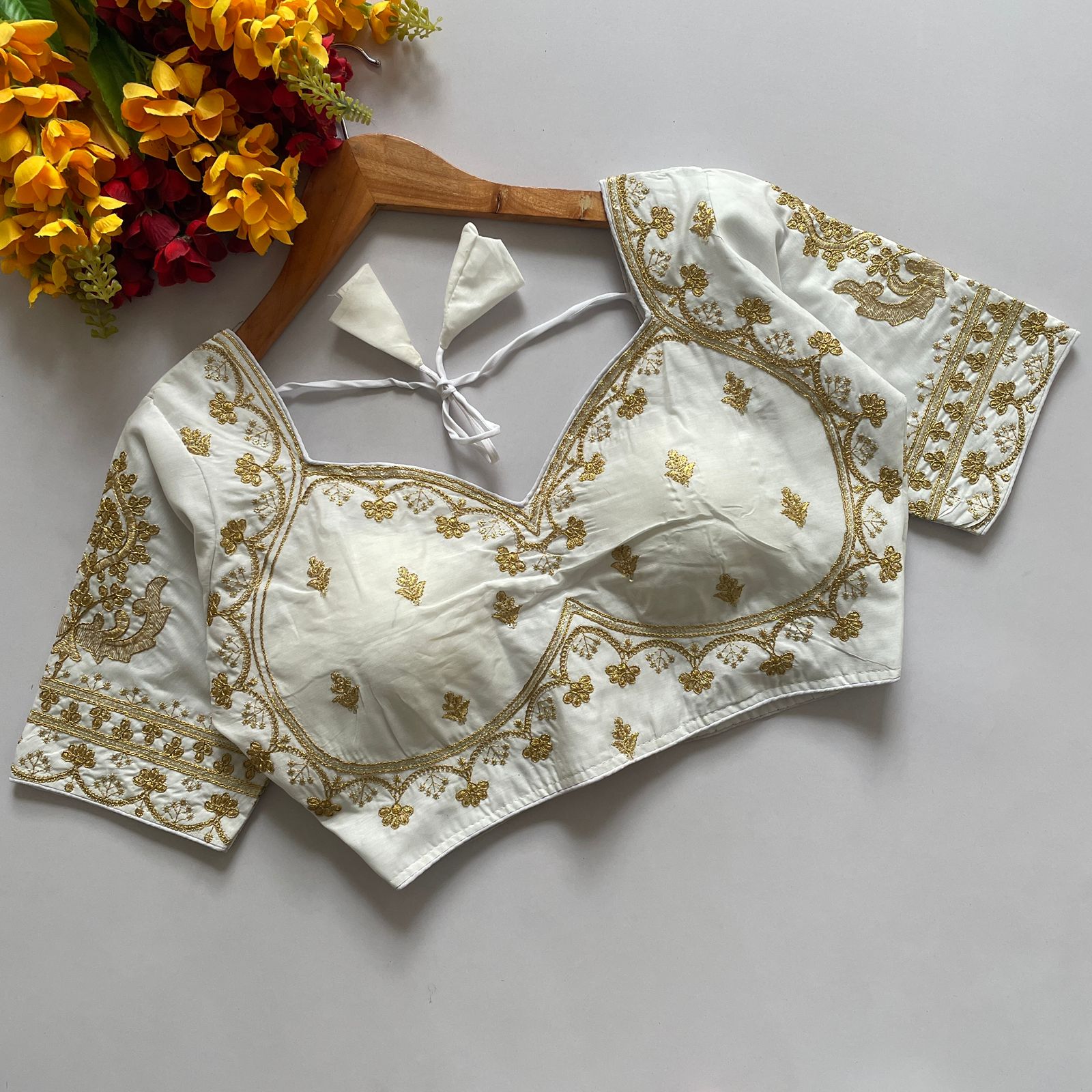 Royal Jodha Style Heavy Embroidered Bridal Blouse Jodha Style Blouse Anant Tex Exports Pvt.Ltd..