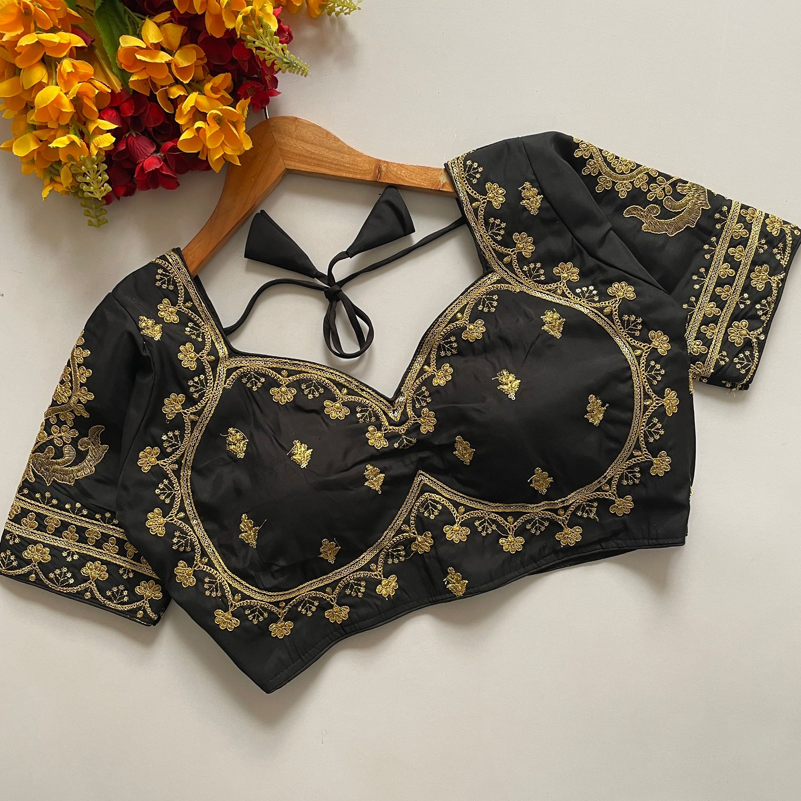 Royal Jodha Style Heavy Embroidered Bridal Blouse