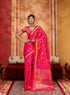 Pink Pure Soft Satin Handloom Weaving Satin Saree Japan Satin Saree Anant Tex Exports Pvt.Ltd..