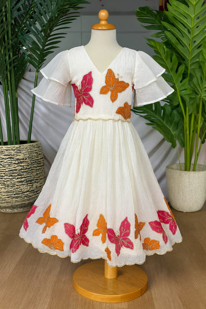 Cream Pure Crush Organza Kids Girl&