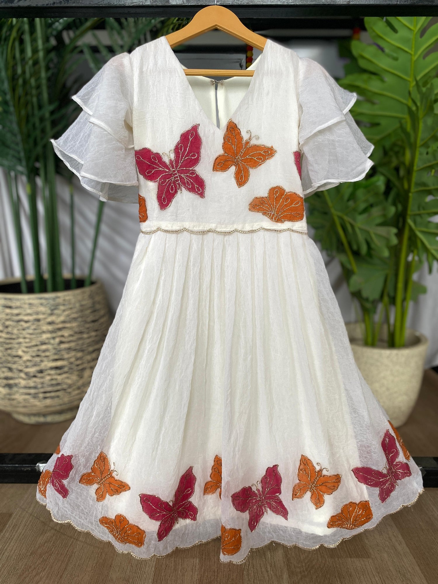 Cream Pure Crush Organza Kids Girl&