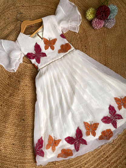 Cream Pure Crush Organza Kids Girl&