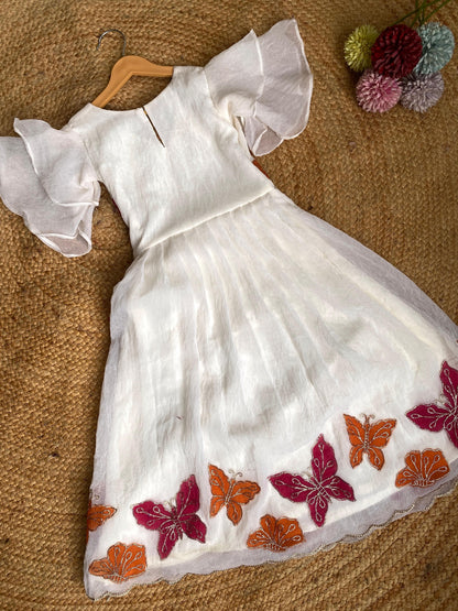 Cream Pure Crush Organza Kids Girl&