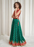 Green Pure Silk Blend Kids Girl&