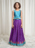 Magenta Pure Silk Blend Kids Girl&