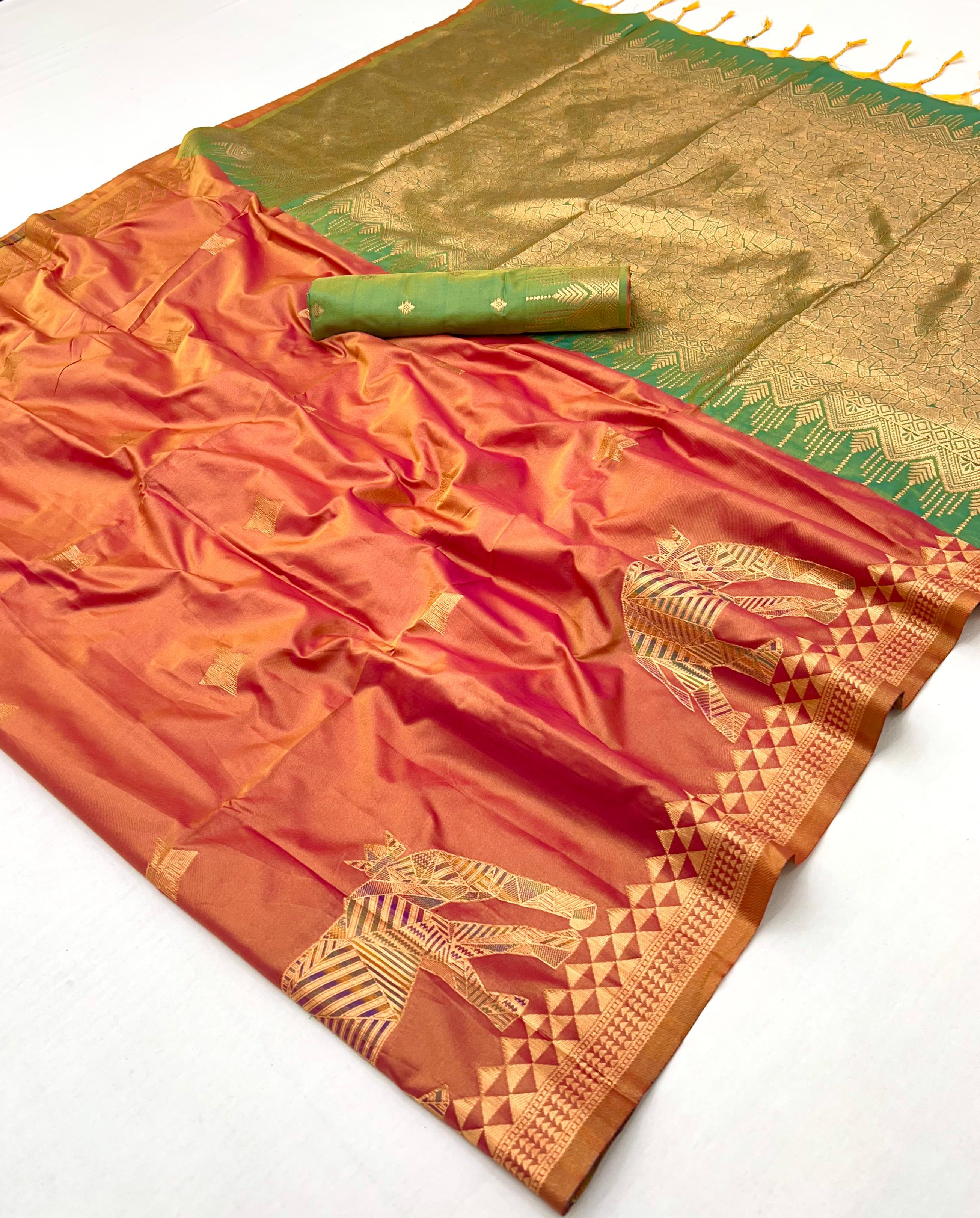 Rani Pink Pure Soft Silk Handloom Saree Panetar Saree Anant Tex Exports Pvt.Ltd..