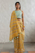 Mustard Pure Soft Linen Cotton Saree Cotton saree Anant Tex Exports Pvt.Ltd..