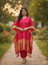 Rani Pure Soft Soft Silk Paithani Kaftan 
