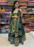 Green Pure Modal Gajji Silk Rajsthani Lehenga Choli 
