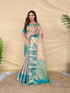Grey Pure Kanchipuram Silk Sarees 