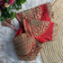 Readymade Pure Soft Roman Silk Madhubala Style Bridal Blouse 