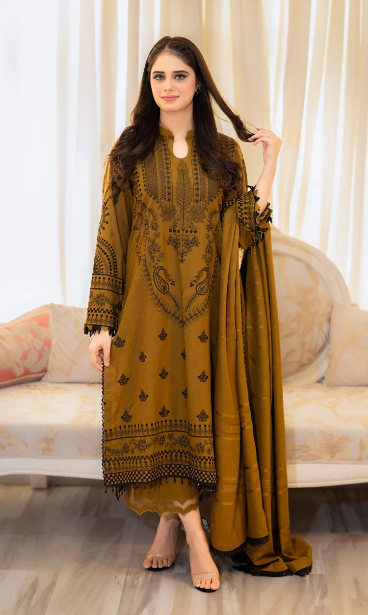 Brown Pure Soft Muslin Cotton Kurti Pent 