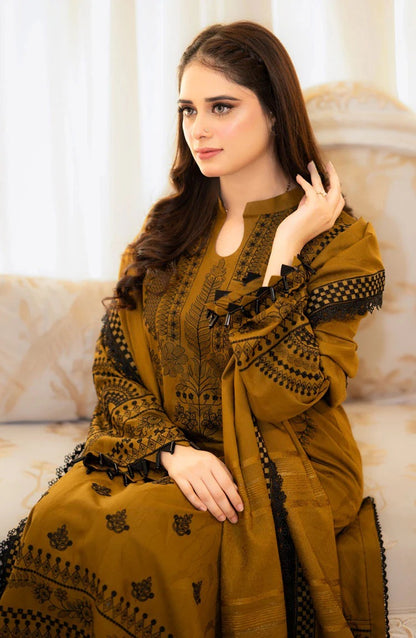 Brown Pure Soft Muslin Cotton Kurti Pent 