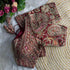 Readymade Pure Soft Crape Silk Heavy Position Work Bridal Blouse 