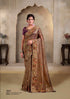 Wine Pure Banarasi Crush Pure Khatli Work Bridal Saree 