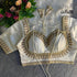 Readymade Pure Soft Italian Silk Beads Work Masaba Style Bridal Blouse 