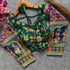 Readymade Pure Soft Crep Chinon Position Print Bridal Blouse 