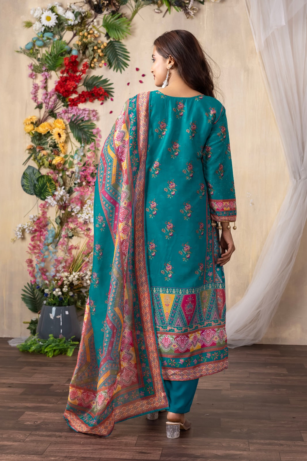 Rama Pure Soft Cotton Print Real Mirror Salwar Suit