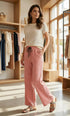 Imported Lycra Wrinkle-free Bottom Wear Textured Palazzo 