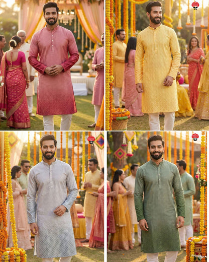 Festival Party Wear Luxurious Heavy Reyon Kurta Pajama 