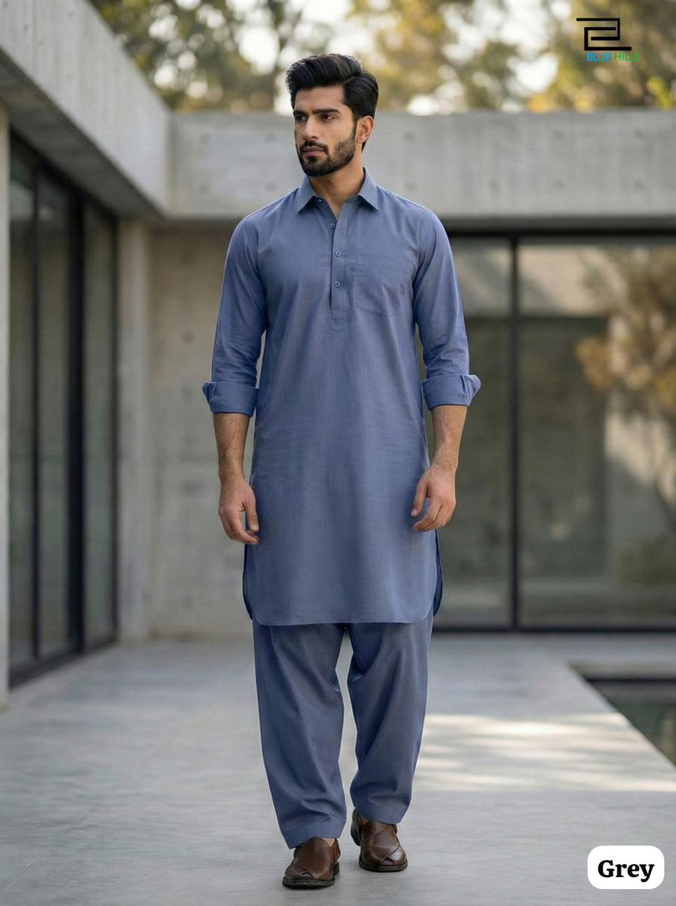 Readymade Premium Cotton Pathani Kurta Pajama