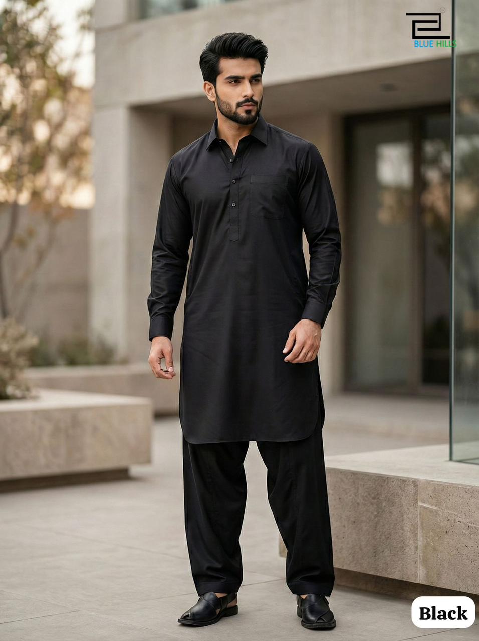 Readymade Premium Cotton Pathani Kurta Pajama 