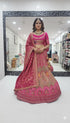 Pink Pure Silk Rajsthani Rajputi Lehenga Choli 