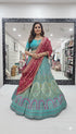 Sky Pure Silk Rajsthani Rajputi Lehenga Choli 