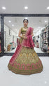 Mahendi Pure Silk Rajsthani Rajputi Lehenga Choli 