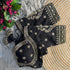 Black Pure Vichitra Silk Madhubala Style Blouse 